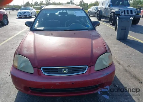 1998 Honda Civic Lx из США, поврежденный, VIN 1HGEJ667XWL035986